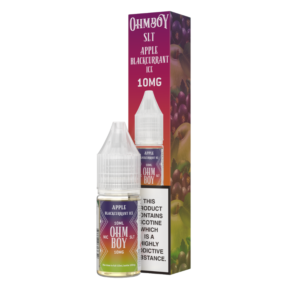 Apple Blackcurrant Ice 10ml Nic Salt -  - Ohm Boy E-Liquids - Top UK E-Liquid Brand