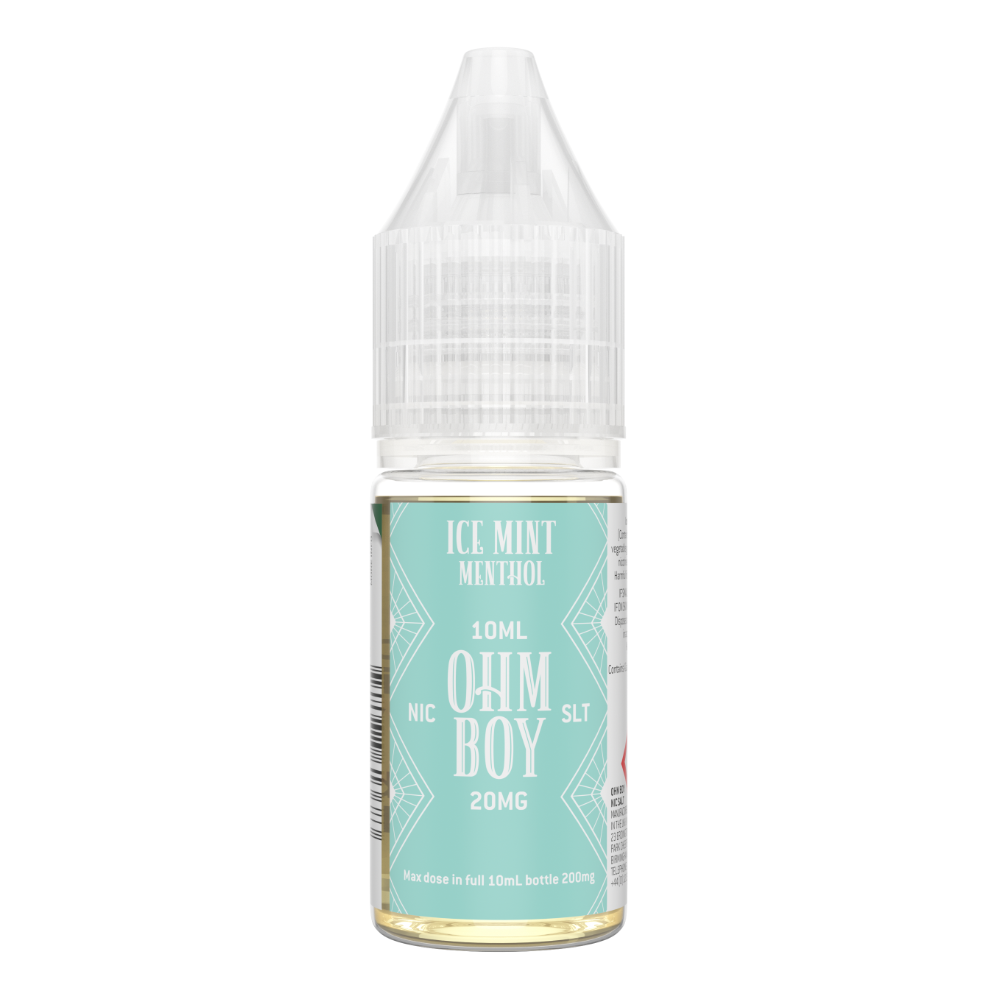 Ice Mint Menthol 10ml Nic Salt -  - Ohm Boy E-Liquids - Top UK E-Liquid Brand