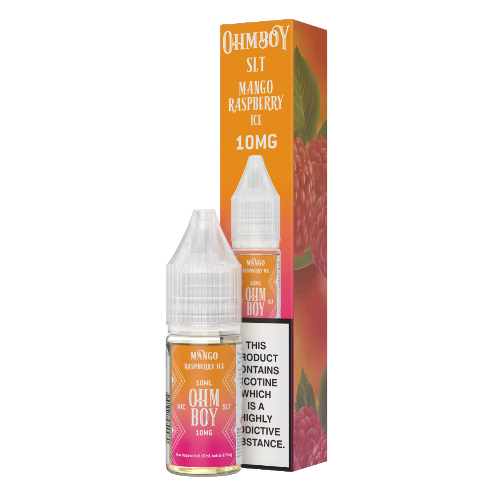 Mango Raspberry Ice 10ml Nic Salt -  - Ohm Boy E-Liquids - Top UK E-Liquid Brand