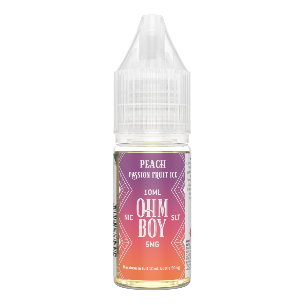 best ice vape juice uk SLT - Peach Passion Fruit Ice 10ml Nic Salt