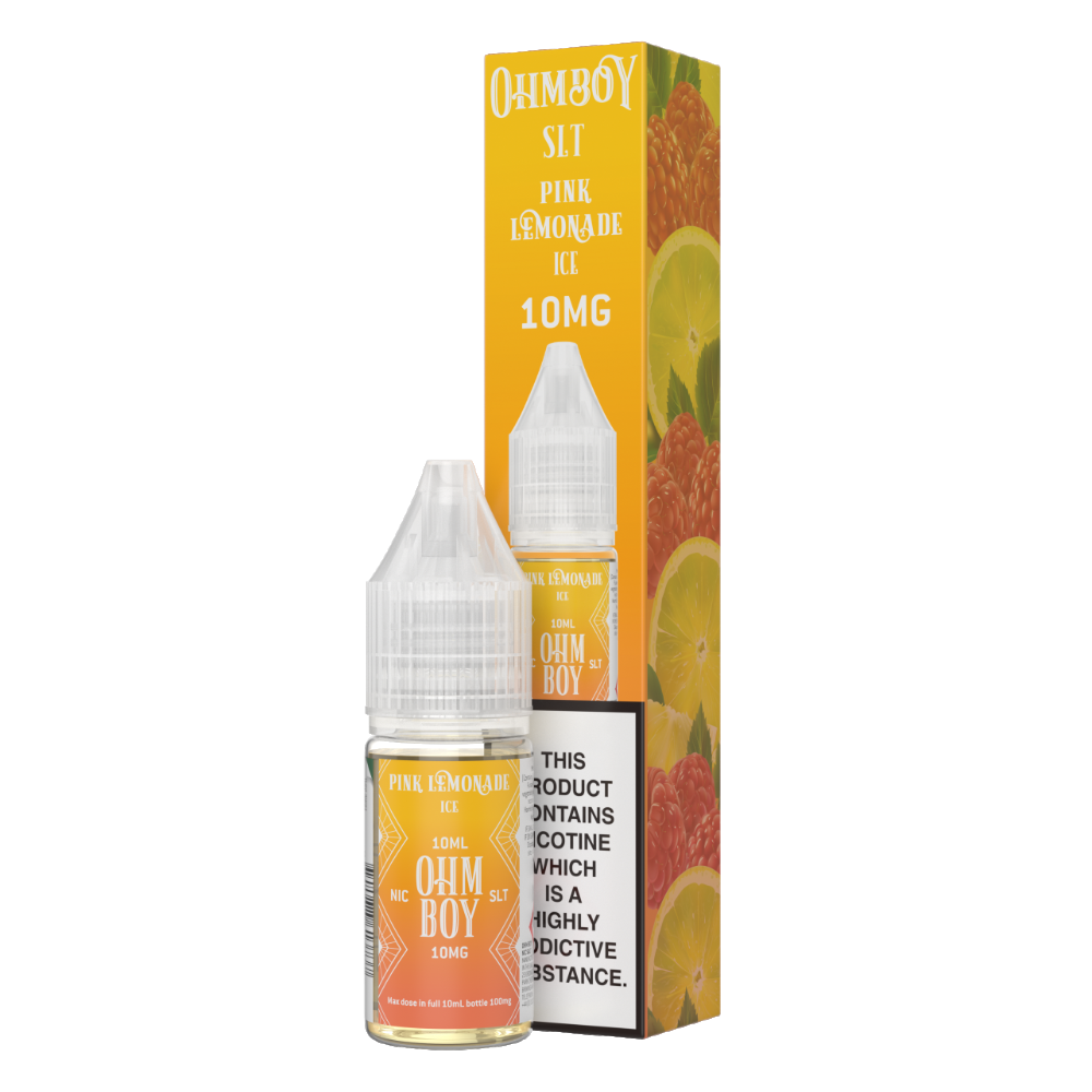 Pink Lemonade Ice 10ml Nic Salt -  - Ohm Boy E-Liquids - Top UK E-Liquid Brand