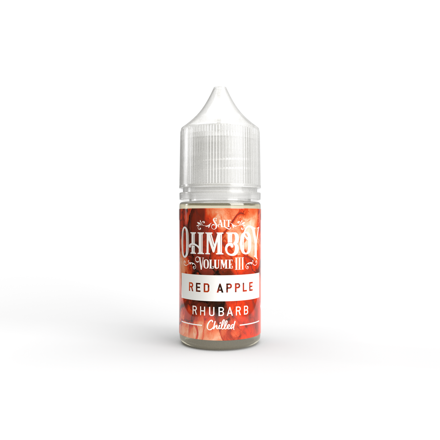 Red Apple, Rhubarb Chilled 10ml Nic Salt -  - Ohm Boy E-Liquids - Top UK E-Liquid Brand