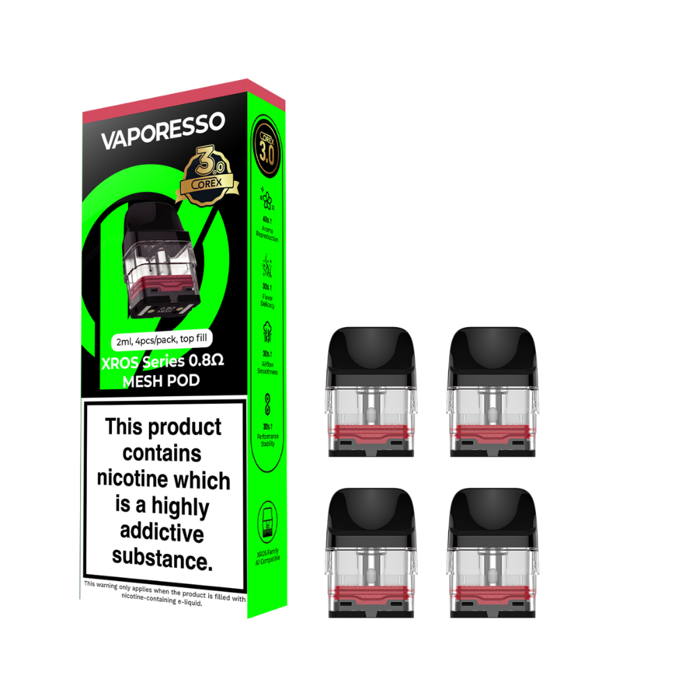 
                      
                        Vaporesso XROS Series Corex 3.0 Replacement Pods
                      
                    