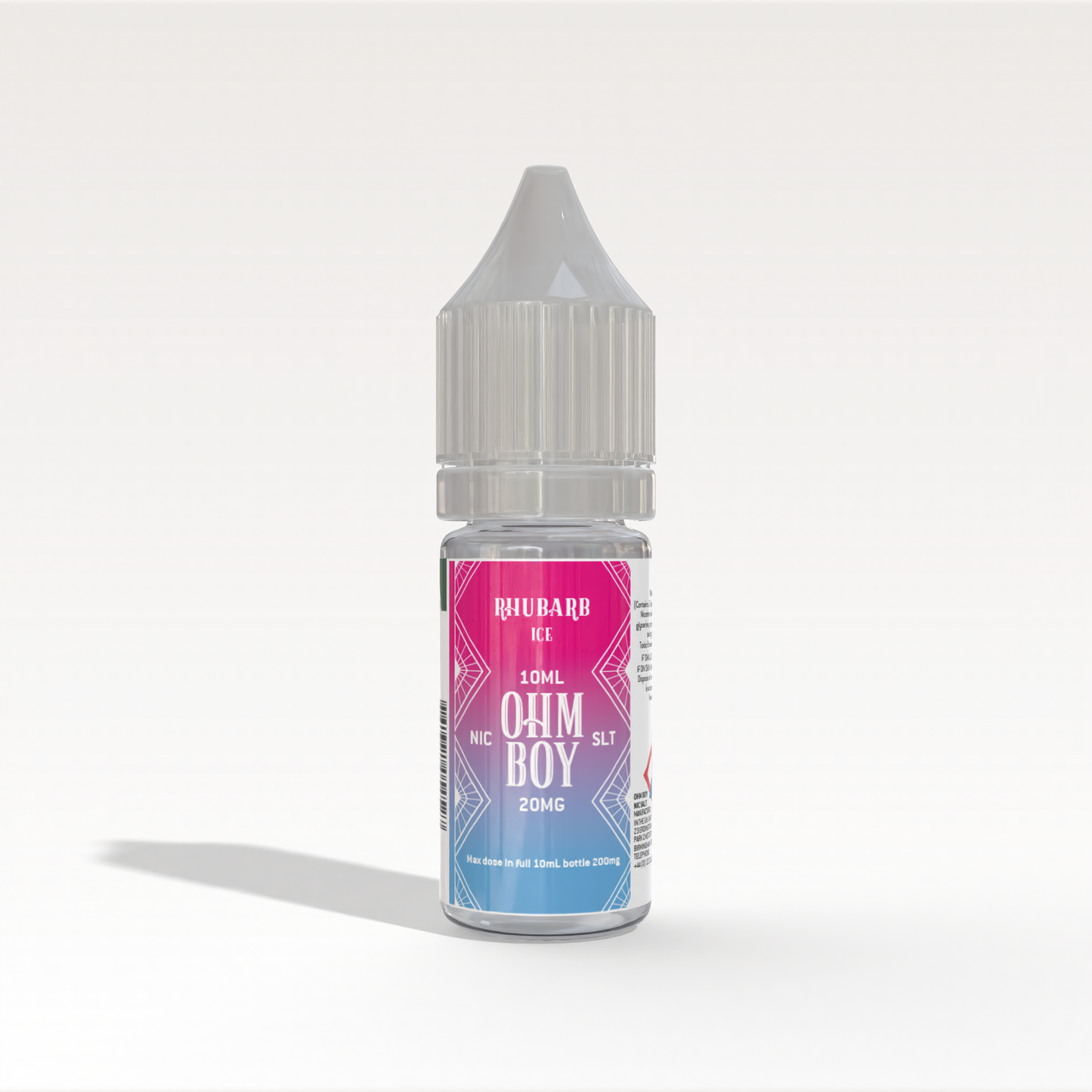 Rhubarb Ice 10ml Nic Salt - Ohm Boy E-Liquids - Ohm Boy E-Liquids