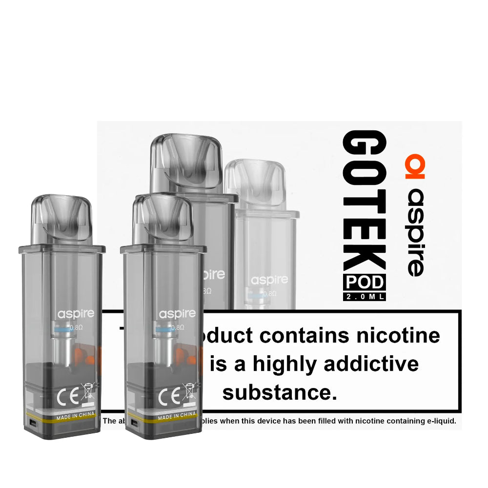 
                      
                        Aspire GoTek X Pods - Aspire - Ohm Boy E-Liquids
                      
                    