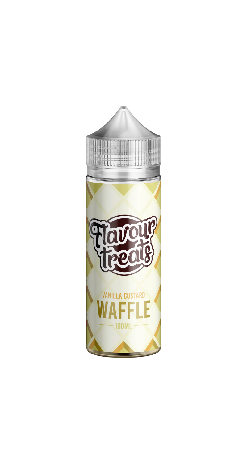 Vanilla Custard Waffle 100ml Shortfill - Flavour Treats - Ohm Boy E-Liquids