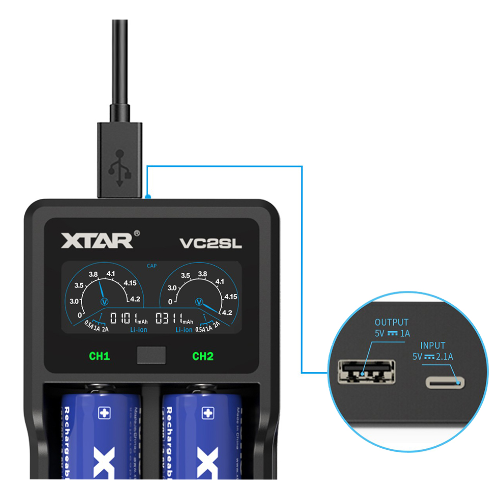 
                      
                        XTAR VC2SL - XTAR - Ohm Boy E-Liquids
                      
                    