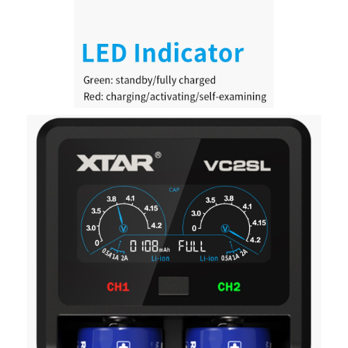 
                      
                        XTAR VC2SL - XTAR - Ohm Boy E-Liquids
                      
                    